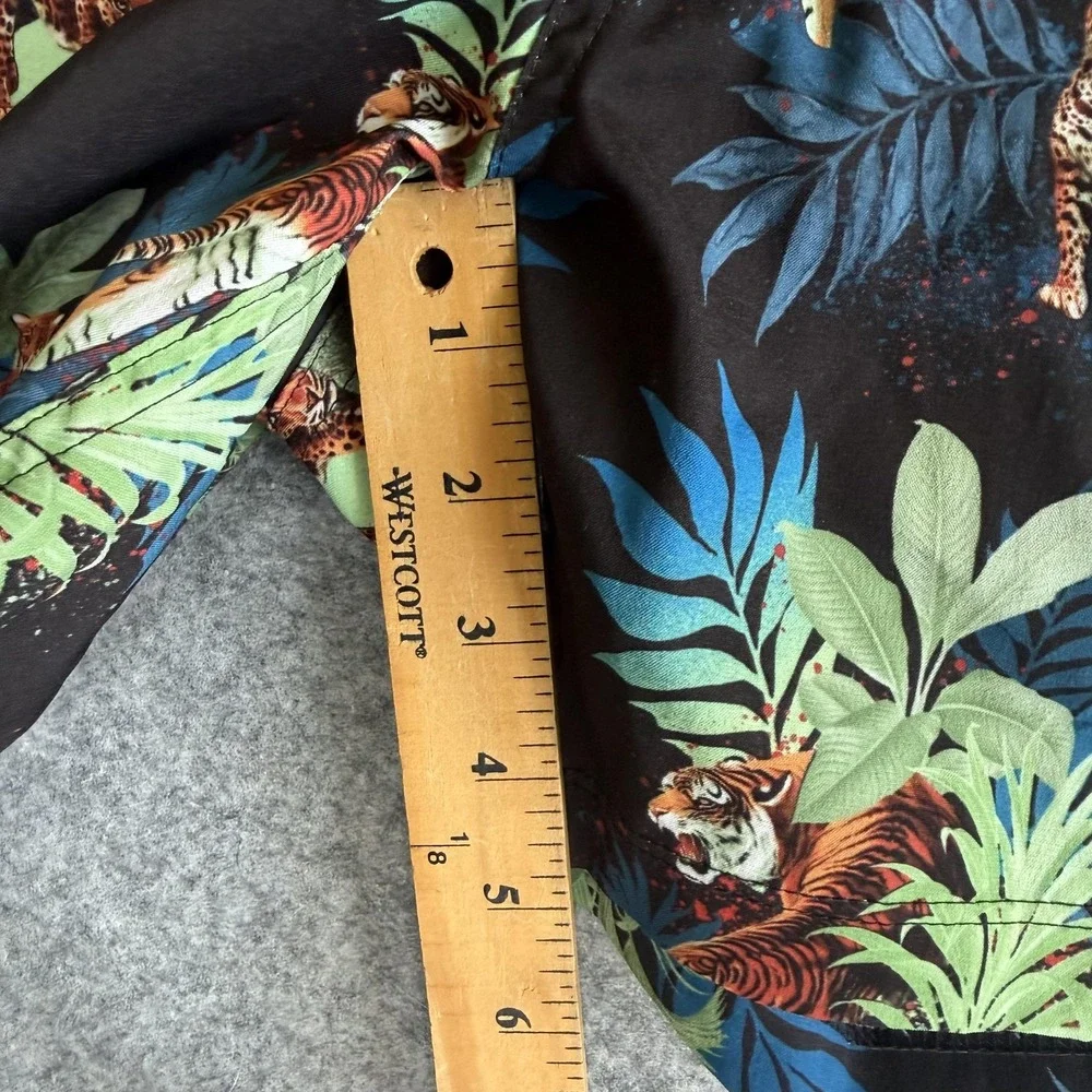 Good Man Brand Swim Trunks Shorts Mens Large Multicolor Jungle Tiger Lined